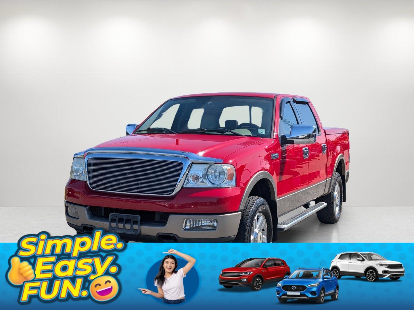 2004 Ford F-150 Lariat (1FTPW14504K) with an Gas V8 5.4L/330 engine, 4-Speed Automatic w/OD transmission, located at 3959 U.S. 80 W, Phenix City, AL, 36870, (334) 297-4885, 32.469296, -85.135185 - 2004 Ford F-150 Lariat - Photo#0