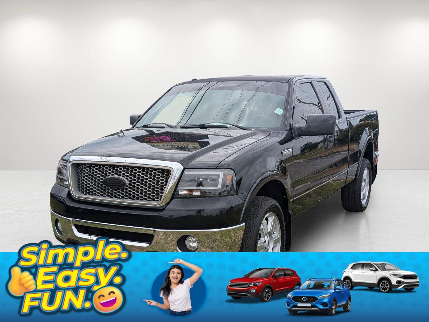 2008 Ford F-150 Lariat (1FTPX145X8F) with an Gas V8 5.4L/330 engine, 4-Speed Automatic w/OD transmission, located at 3959 U.S. 80 W, Phenix City, AL, 36870, (334) 297-4885, 32.469296, -85.135185 - 2008 Ford F-150 Lariat - Photo#0