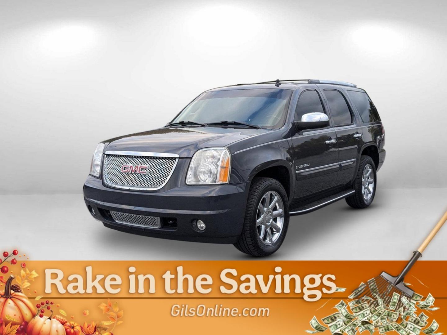 2008 /Ebony GMC Yukon Denali (1GKFK63878J) with an Gas V8 6.2L/378 engine, 6-Speed Automatic w/OD transmission, located at 3959 U.S. 80 W, Phenix City, AL, 36870, (334) 297-4885, 32.469296, -85.135185 - 2008 GMC Yukon Denali - Photo#0