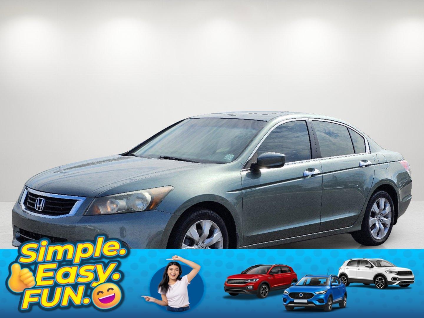 2008 /Black Honda Accord Sdn EX-L (1HGCP36848A) with an Gas V6 3.5L/212 engine, 5-Speed Automatic transmission, located at 5115 14th Ave., Columbus, GA, 31904, (706) 323-0345, 32.511494, -84.971046 - 2008 Honda Accord Sdn EX-L - Photo#0