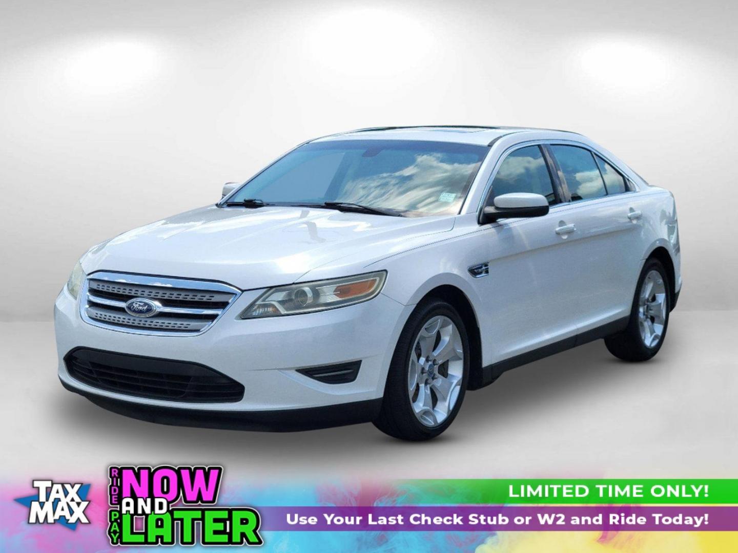 2011 White Ford Taurus SEL (1FAHP2EW2BG) with an Gas V6 3.5L/213 engine, 6-Speed Automatic w/OD SelectShift transmission, located at 5115 14th Ave., Columbus, GA, 31904, (706) 323-0345, 32.511494, -84.971046 - 2011 Ford Taurus SEL - Photo#0