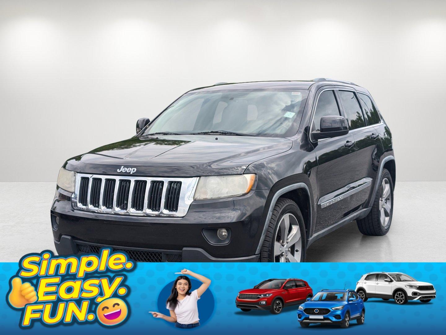 2011 /Black Interior Jeep Grand Cherokee Laredo (1J4RS4GG8BC) with an Gas/Ethanol V6 3.6L/220 engine, 5-Speed Automatic transmission, located at 3959 U.S. 80 W, Phenix City, AL, 36870, (334) 297-4885, 32.469296, -85.135185 - 2011 Jeep Grand Cherokee Laredo - Photo#0