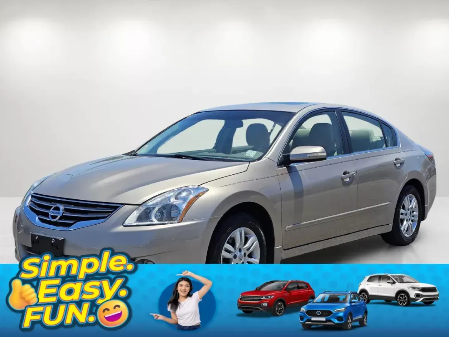 2011 /Blonde Nissan Altima 2.5 S (1N4AL2AP1BC) with an Gas I4 2.5L/ engine, 1-Speed Continuously Variable transmission, located at 521 Old Farm Lane Rd, Prattville, AL, 36066, (334) 325-1505, 32.482460, -86.416367 - 2011 Nissan Altima 2.5 S - Photo#0