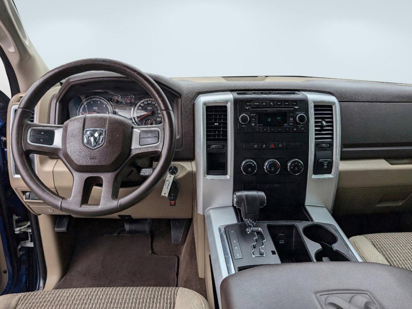 2011 /Light Pebble Beige/Bark Brown Ram 1500 Big Horn (1D7RB1CT8BS) with an Gas V8 5.7L/345 engine, 5-Speed Automatic w/OD transmission, located at 521 Old Farm Lane Rd, Prattville, AL, 36066, (334) 325-1505, 32.482460, -86.416367 - 2011 Ram 1500 Big Horn - Photo#11