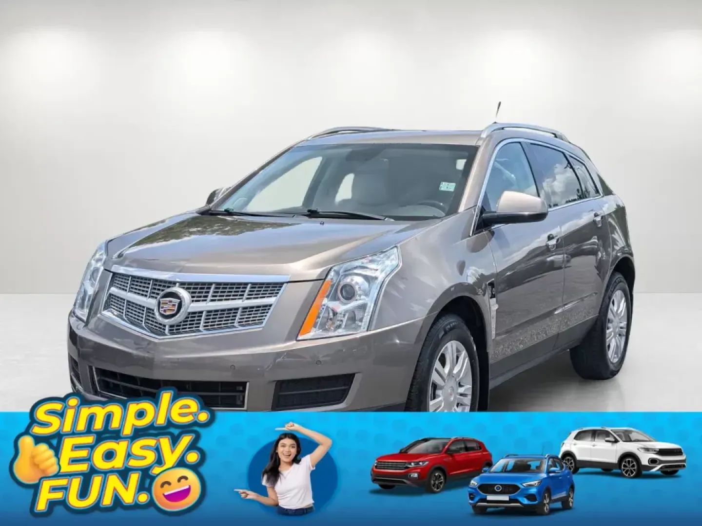 2012 /Shale w/Brownstone accents Cadillac SRX Luxury Collection (3GYFNAE32CS) with an Gas/Ethanol V6 3.6L/217 engine, 6-Speed Automatic w/Manual Shift transmission, located at 1430 Gateway Drive, Opelika, AL, 36801, (334) 239-0944, 32.637871, -85.409790 - 2012 Cadillac SRX Luxury Collection - Photo#0