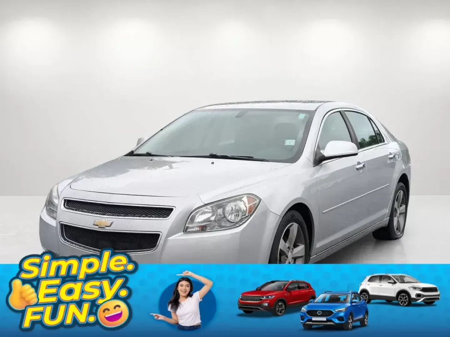 2012 /Ebony Chevrolet Malibu LT w/1LT (1G1ZC5EU2CF) with an Gas/Ethanol 4-Cyl 2.4L/145 engine, 6-Speed Automatic w/manual shift transmission, located at 1430 Gateway Drive, Opelika, AL, 36801, (334) 239-0944, 32.637871, -85.409790 - 2012 Chevrolet Malibu LT w/1LT - Photo#0
