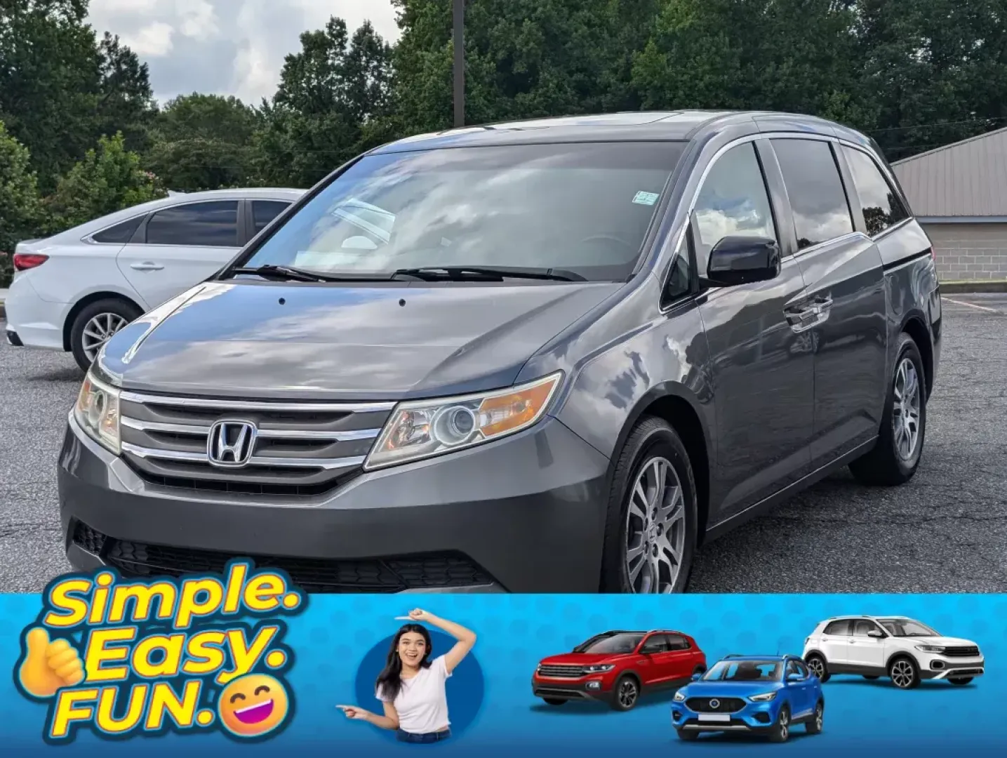 2012 Honda Odyssey EX-L (5FNRL5H68CB) with an Gas V6 3.5L/212 engine, 5-Speed Automatic transmission, located at 1430 Gateway Drive, Opelika, AL, 36801, (334) 239-0944, 32.637871, -85.409790 - 2012 Honda Odyssey EX-L - Photo#0