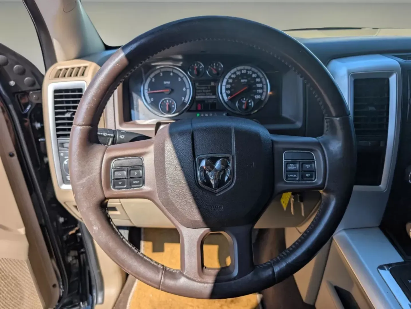 2012 /Light Pebble Beige/Bark Brown Ram 1500 Big Horn (1C6RD6LT3CS) with an Other engine, located at 3959 U.S. 80 W, Phenix City, AL, 36870, (334) 297-4885, 32.469296, -85.135185 - Are you in the market for a reliable truck that can handle everything from family adventures to weekend projects? Look no further than this 2012 Ram 1500 Big Horn, ready to take your lifestyle to the next level. Ideal for those who need a dependable vehicle with a touch of comfort and style, this cr - Photo#16