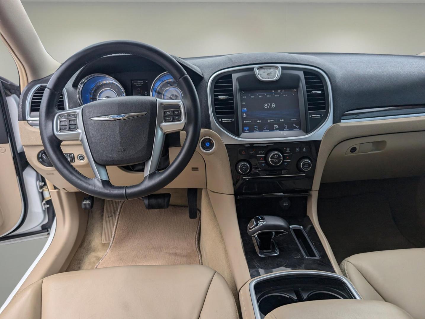 2013 /Black/Light Frost Beige Chrysler 300 (2C3CCAAG3DH) with an Gas/Ethanol V6 3.6L/220 engine, 8-Speed Automatic transmission, located at 3959 U.S. 80 W, Phenix City, AL, 36870, (334) 297-4885, 32.469296, -85.135185 - 2013 Chrysler 300 - Photo#11