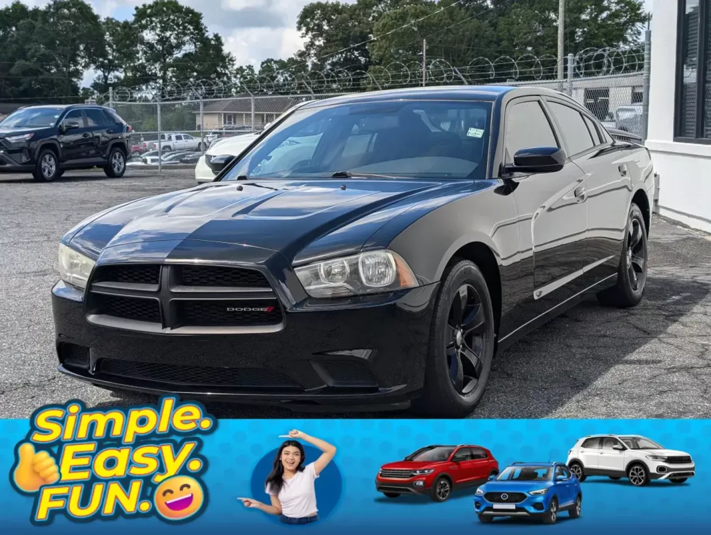 2013 /Black Interior Dodge Charger SE (2C3CDXBG7DH) with an Gas/Ethanol V6 3.6L/220 engine, 8-Speed Automatic transmission, located at 3959 U.S. 80 W, Phenix City, AL, 36870, (334) 297-4885, 32.469296, -85.135185 - 2013 Dodge Charger SE - Photo#0