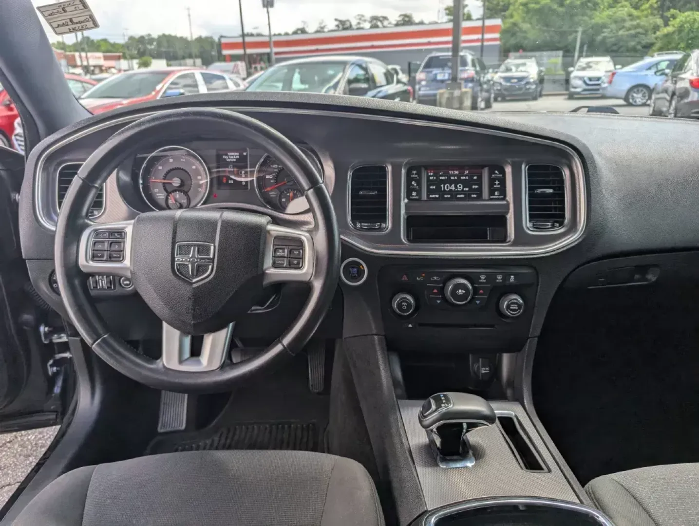 2013 /Black Interior Dodge Charger SE (2C3CDXBG7DH) with an Gas/Ethanol V6 3.6L/220 engine, 8-Speed Automatic transmission, located at 3959 U.S. 80 W, Phenix City, AL, 36870, (334) 297-4885, 32.469296, -85.135185 - 2013 Dodge Charger SE - Photo#11