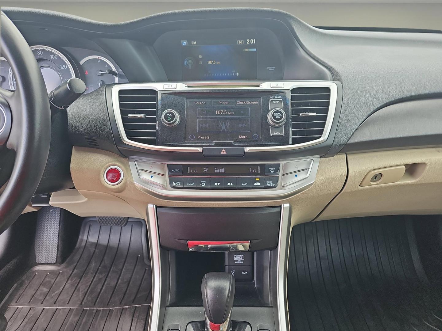 2013 /Ivory Honda Accord Sdn EX-L (1HGCR2F80DA) with an Gas I4 2.4L/144 engine, 1-Speed Continuously Variable Ratio transmission, located at 521 Old Farm Lane Rd, Prattville, AL, 36066, (334) 325-1505, 32.482460, -86.416367 - 2013 Honda Accord Sdn EX-L - Photo#12