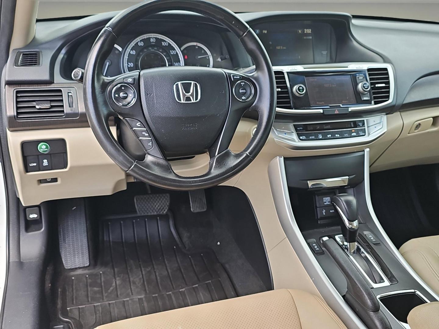 2013 /Ivory Honda Accord Sdn EX-L (1HGCR2F80DA) with an Gas I4 2.4L/144 engine, 1-Speed Continuously Variable Ratio transmission, located at 521 Old Farm Lane Rd, Prattville, AL, 36066, (334) 325-1505, 32.482460, -86.416367 - 2013 Honda Accord Sdn EX-L - Photo#16