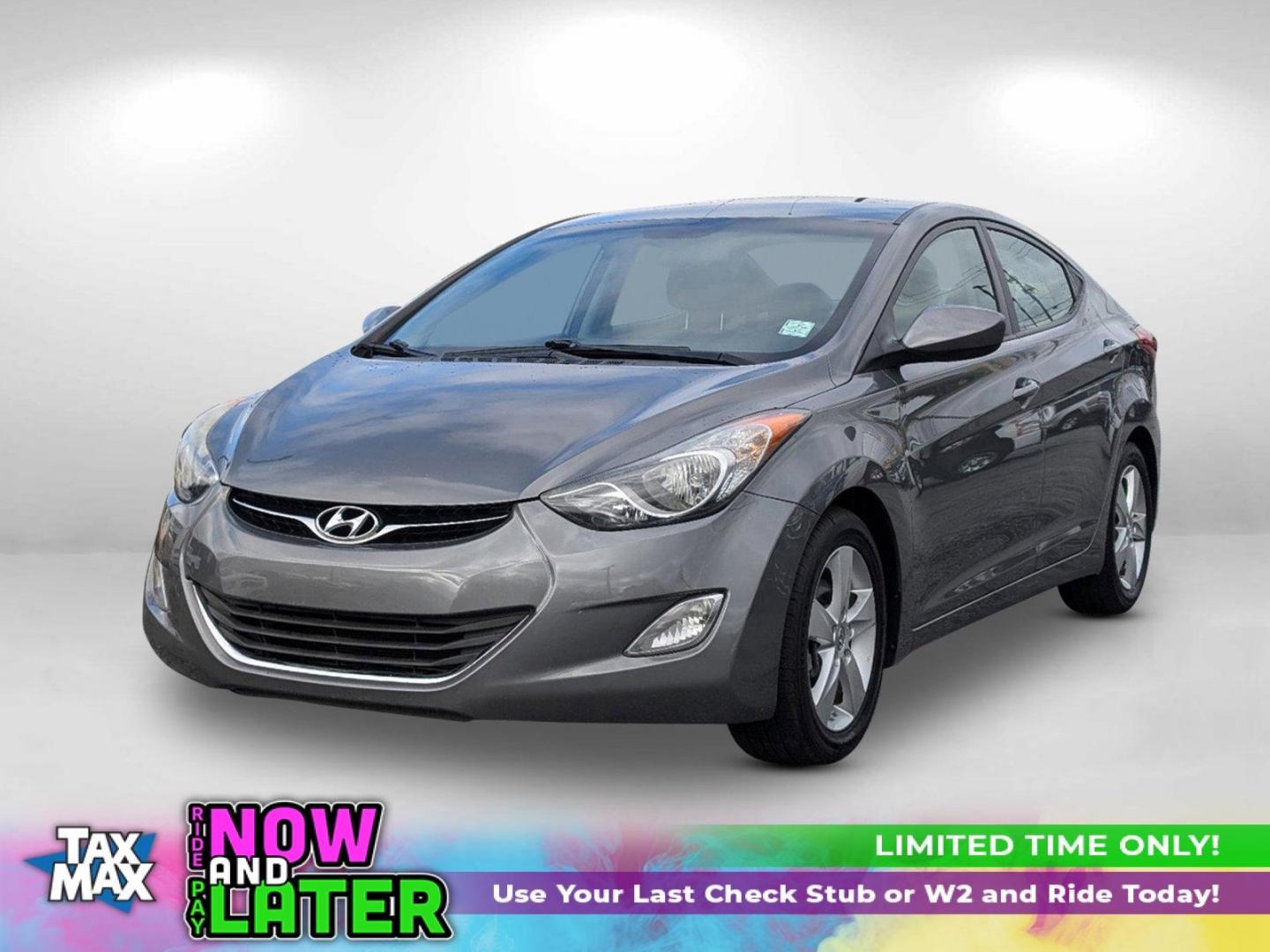 2013 /Gray Hyundai Elantra GLS (5NPDH4AE2DH) with an Gas I4 1.8L/110 engine, 6-Speed Automatic w/Manual Shift transmission, located at 7000 Northlake Connector, Columbus, GA, 31904, (706) 987-8085, 32.524975, -84.978134 - 2013 Hyundai Elantra GLS - Photo#0