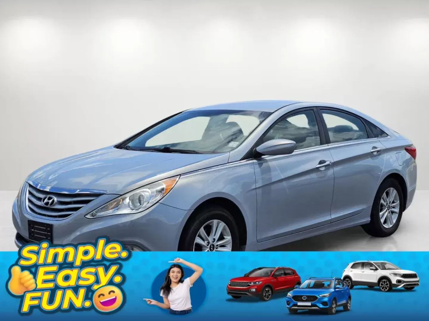 2013 /Gray Hyundai Sonata GLS (5NPEB4AC0DH) with an Gas I4 2.4L/144 engine, 6-Speed Automatic w/Manual Shift transmission, located at 521 Old Farm Lane Rd, Prattville, AL, 36066, (334) 325-1505, 32.482460, -86.416367 - 2013 Hyundai Sonata GLS - Photo#0