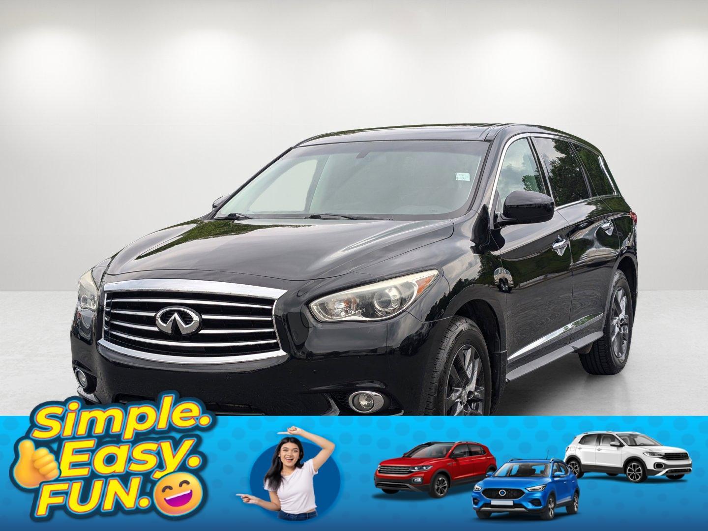 2013 /Graphite Infiniti JX35 (5N1AL0MN9DC) with an Gas V6 3.5L/213 engine, 1-Speed Continuously variable ratio transmission, located at 3959 U.S. 80 W, Phenix City, AL, 36870, (334) 297-4885, 32.469296, -85.135185 - 2013 Infiniti JX35 - Photo#0