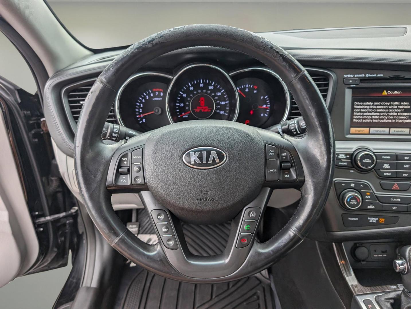 2013 /Gray Kia Optima EX (5XXGN4A71DG) with an Gas I4 2.4L/144 engine, 6-Speed Automatic w/manual shift transmission, located at 804 22nd Ave, Phenix City, AL, 36870, (334) 297-1860, 32.484749, -85.024475 - 2013 Kia Optima EX - Photo#15