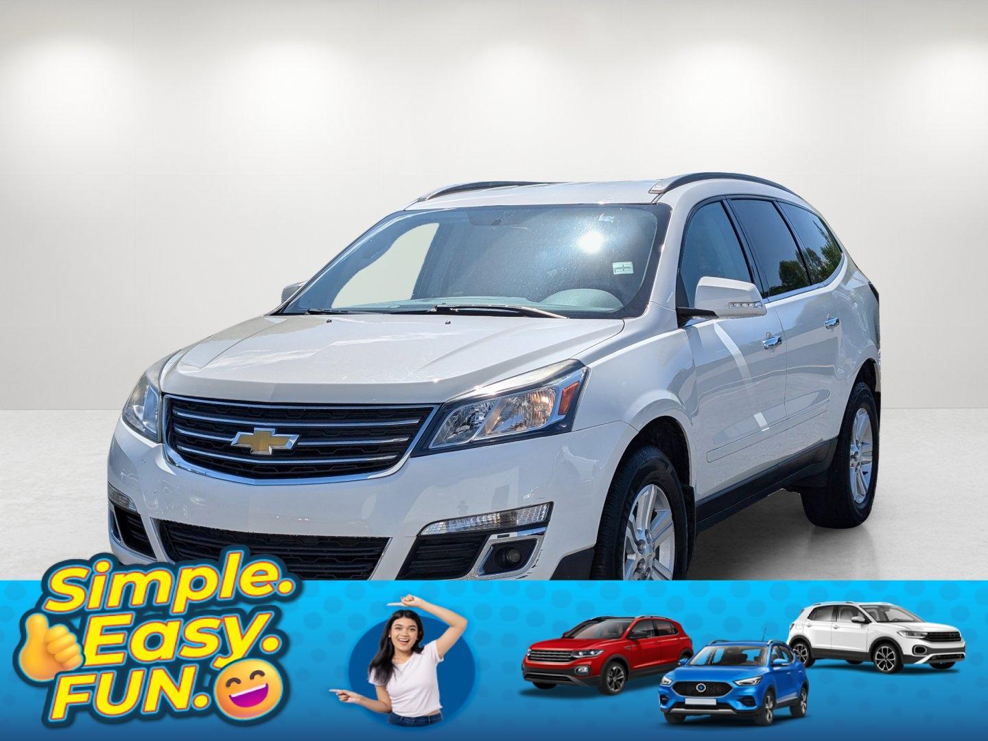 2014 /Dk Titanium/Lt Titanium Chevrolet Traverse LT (1GNKRGKDXEJ) with an Gas V6 3.6L/217 engine, 6-Speed Automatic transmission, located at 804 22nd Ave, Phenix City, AL, 36870, (334) 297-1860, 32.484749, -85.024475 - 2014 Chevrolet Traverse LT - Photo#0