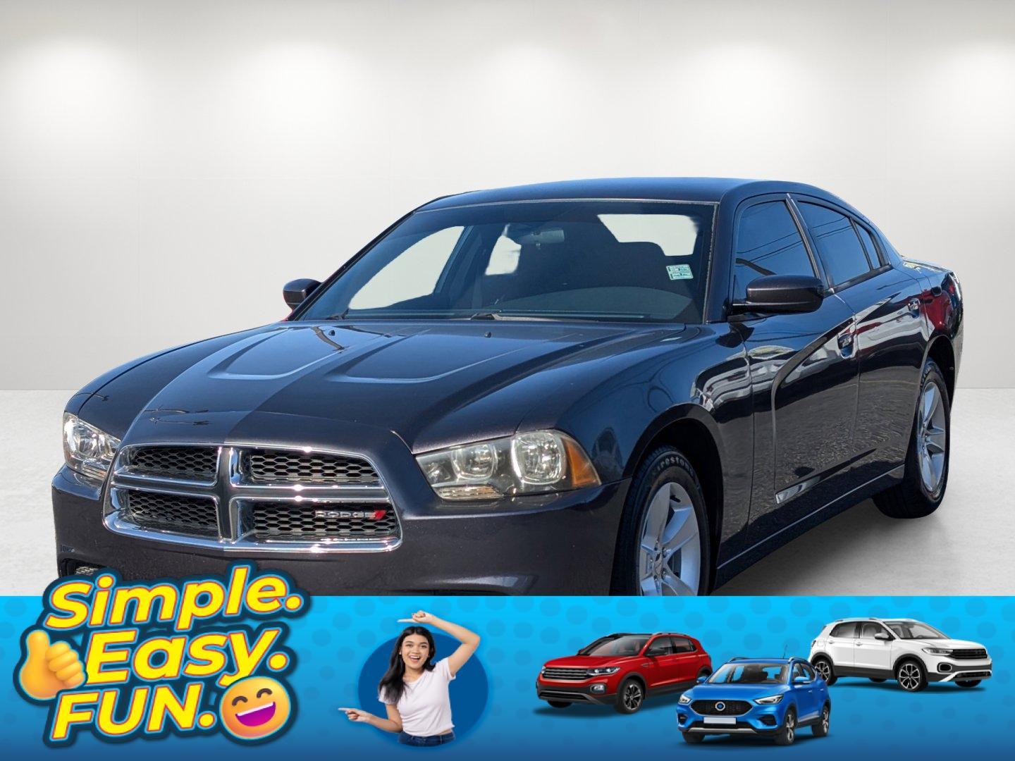 2014 /Black Dodge Charger SE (2C3CDXBG5EH) with an Regular Unleaded V-6 3.6 L/220 engine, 5-Speed Automatic w/OD transmission, located at 521 Old Farm Lane Rd, Prattville, AL, 36066, (334) 325-1505, 32.482460, -86.416367 - 2014 Dodge Charger SE - Photo#0