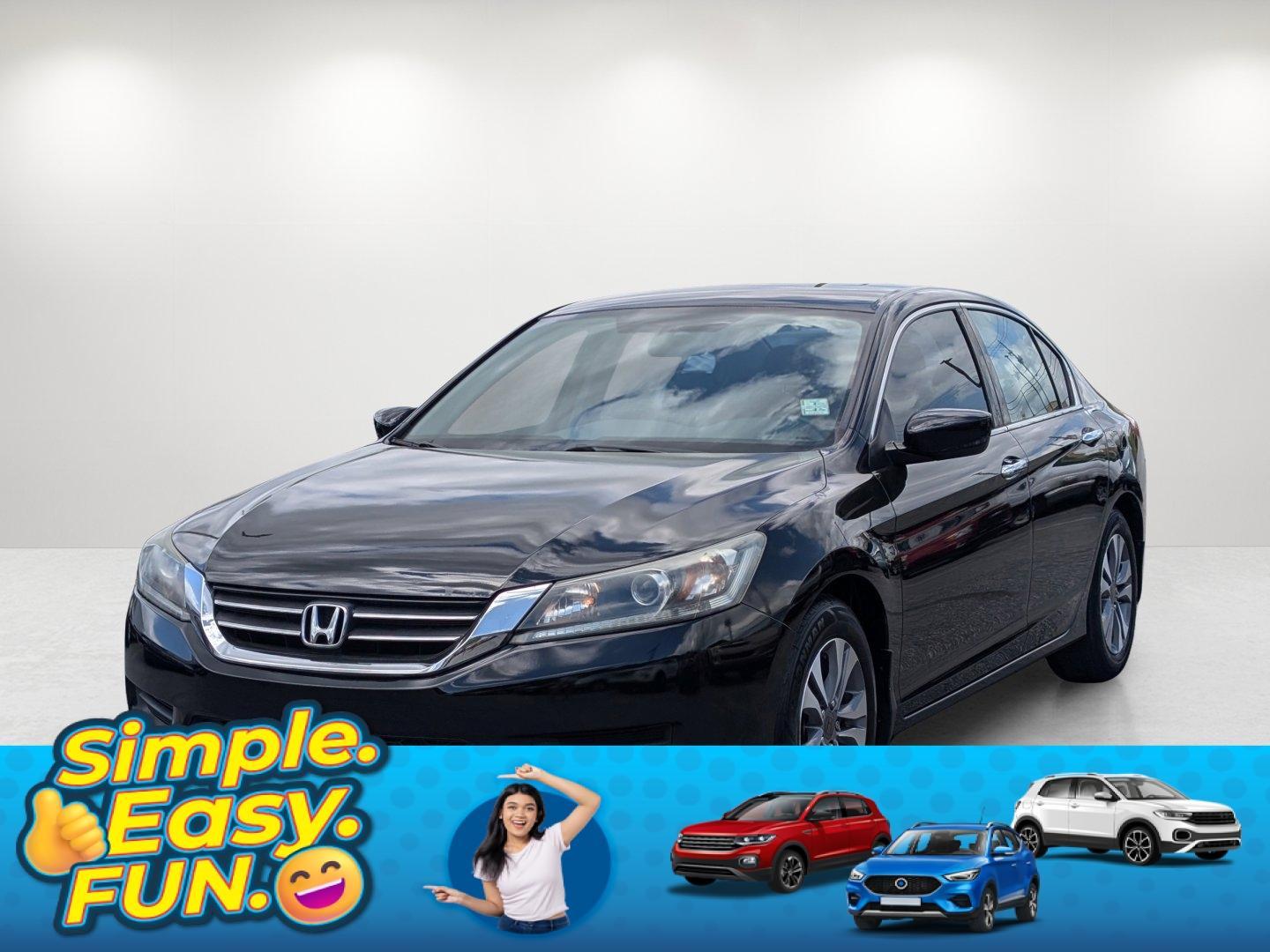 2014 Honda Accord Sedan LX (1HGCR2F38EA) with an Regular Unleaded I-4 2.4 L/144 engine, 1-Speed CVT w/OD transmission, located at 1430 Gateway Drive, Opelika, AL, 36801, (334) 239-0944, 32.637871, -85.409790 - 2014 Honda Accord Sedan LX - Photo#0