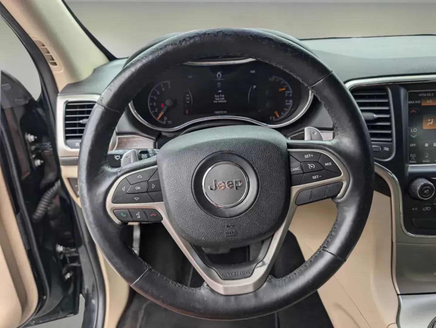 2014 /Black/Lt Frost Beige Jeep Grand Cherokee Laredo (1C4RJEAG1EC) with an Regular Unleaded V-6 3.6 L/220 engine, 8-Speed Automatic w/OD transmission, located at 804 22nd Ave, Phenix City, AL, 36870, (334) 297-1860, 32.484749, -85.024475 - 2014 Jeep Grand Cherokee Laredo - Photo#14