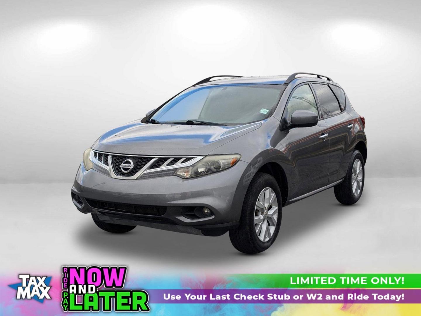 2014 /Black Nissan Murano SV (JN8AZ1MU8EW) with an Regular Unleaded V-6 3.5 L/213 engine, 1-Speed CVT w/OD transmission, located at 3959 U.S. 80 W, Phenix City, AL, 36870, (334) 297-4885, 32.469296, -85.135185 - 2014 Nissan Murano SV - Photo#0