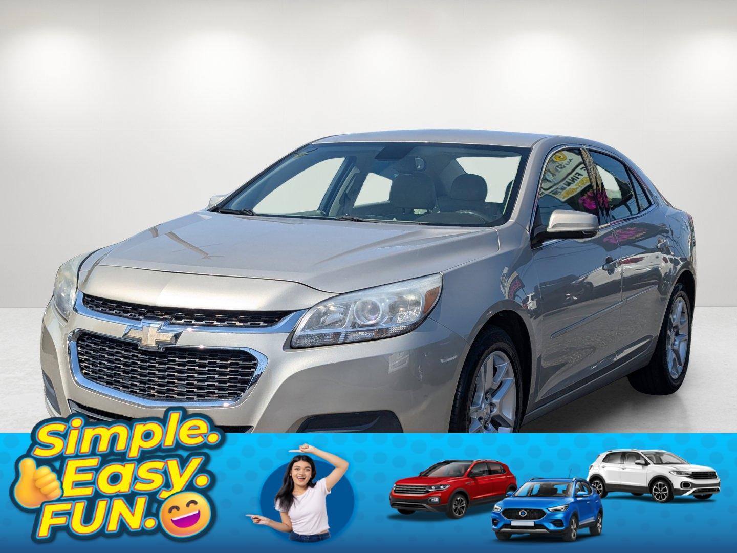 2015 /Cocoa/Light Neutral Chevrolet Malibu LT (1G11C5SL1FF) with an Gas I4 2.5L/150 engine, 6-Speed Automatic transmission, located at 1430 Gateway Drive, Opelika, AL, 36801, (334) 239-0944, 32.637871, -85.409790 - 2015 Chevrolet Malibu LT - Photo#0