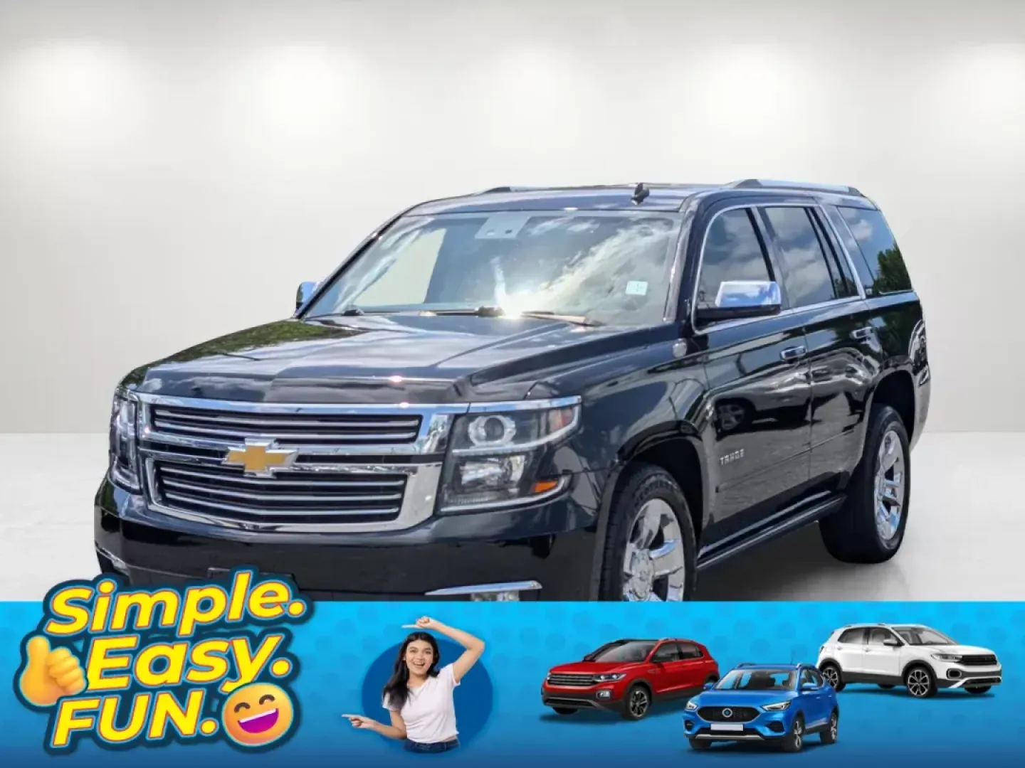 2015 /Jet Black Chevrolet Tahoe LTZ (1GNSCCKC1FR) with an Gas/Ethanol V8 5.3L/ engine, 6-Speed Automatic transmission, located at 1430 Gateway Drive, Opelika, AL, 36801, (334) 239-0944, 32.637871, -85.409790 - 2015 Chevrolet Tahoe LTZ - Photo#0