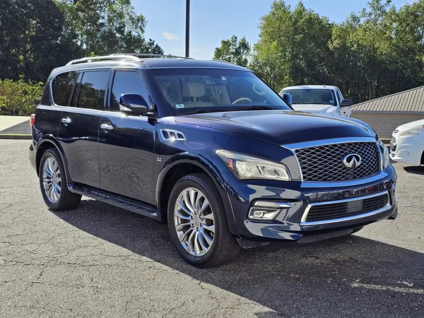 2015 /Wheat Infiniti QX80 (JN8AZ2NF6F9) with an Other engine, located at 3959 U.S. 80 W, Phenix City, AL, 36870, (334) 297-4885, 32.469296, -85.135185 - ### Experience Luxury and Adventure with the 2015 Infiniti QX80 at Gils Auto<br /> <br /> Are you searching for a vehicle that combines luxury with functionality, perfect for weekend getaways or daily commutes? Look no further than the stunning 2015 Infiniti QX80 available at Gils Auto in Phenix Cit - Photo#2