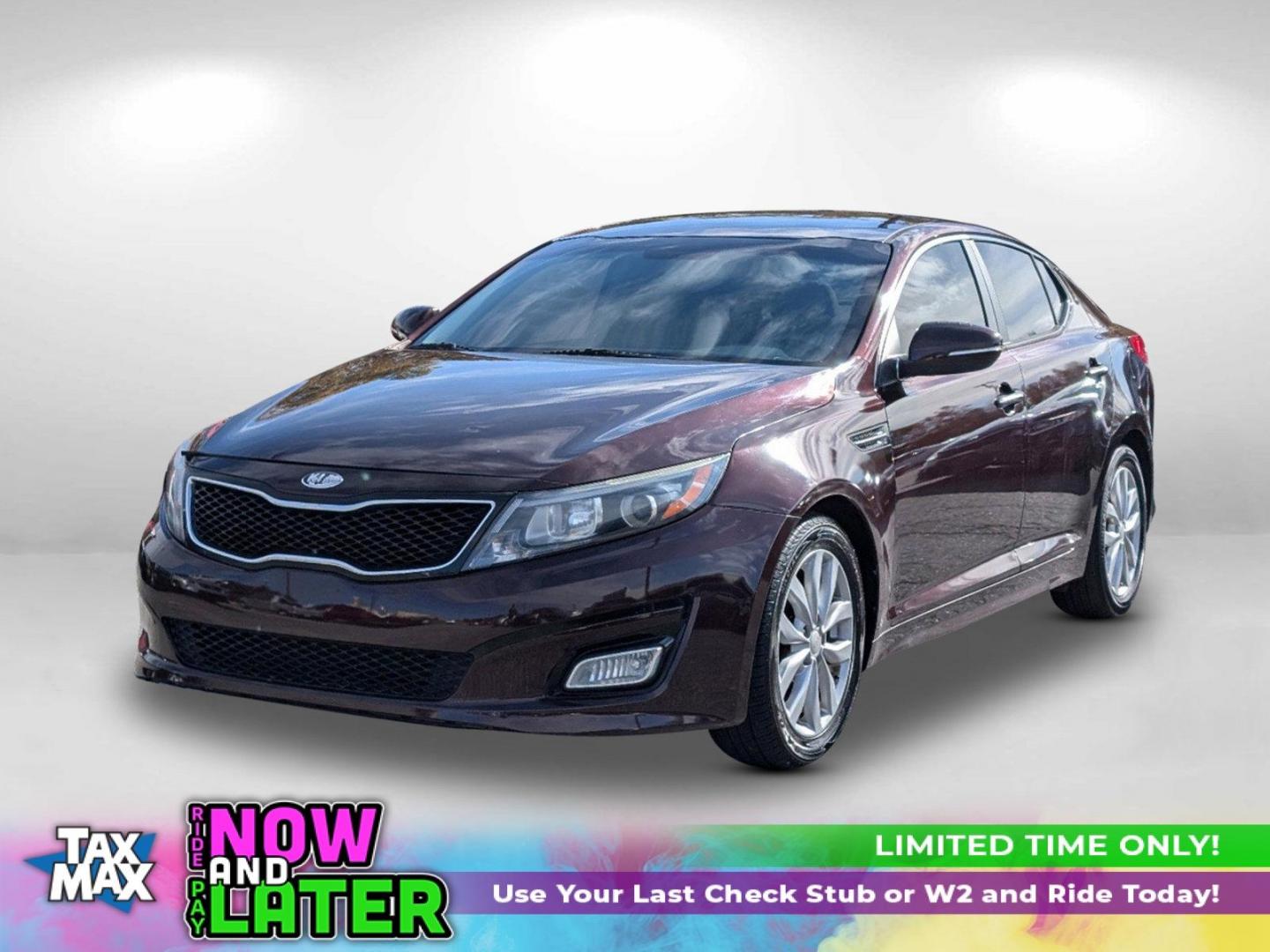 2015 /Beige Kia Optima LX (5XXGM4A7XFG) with an Regular Unleaded I-4 2.4 L/144 engine, 6-Speed Automatic w/OD transmission, located at 7000 Northlake Connector, Columbus, GA, 31904, (706) 987-8085, 32.524975, -84.978134 - 2015 Kia Optima LX - Photo#0