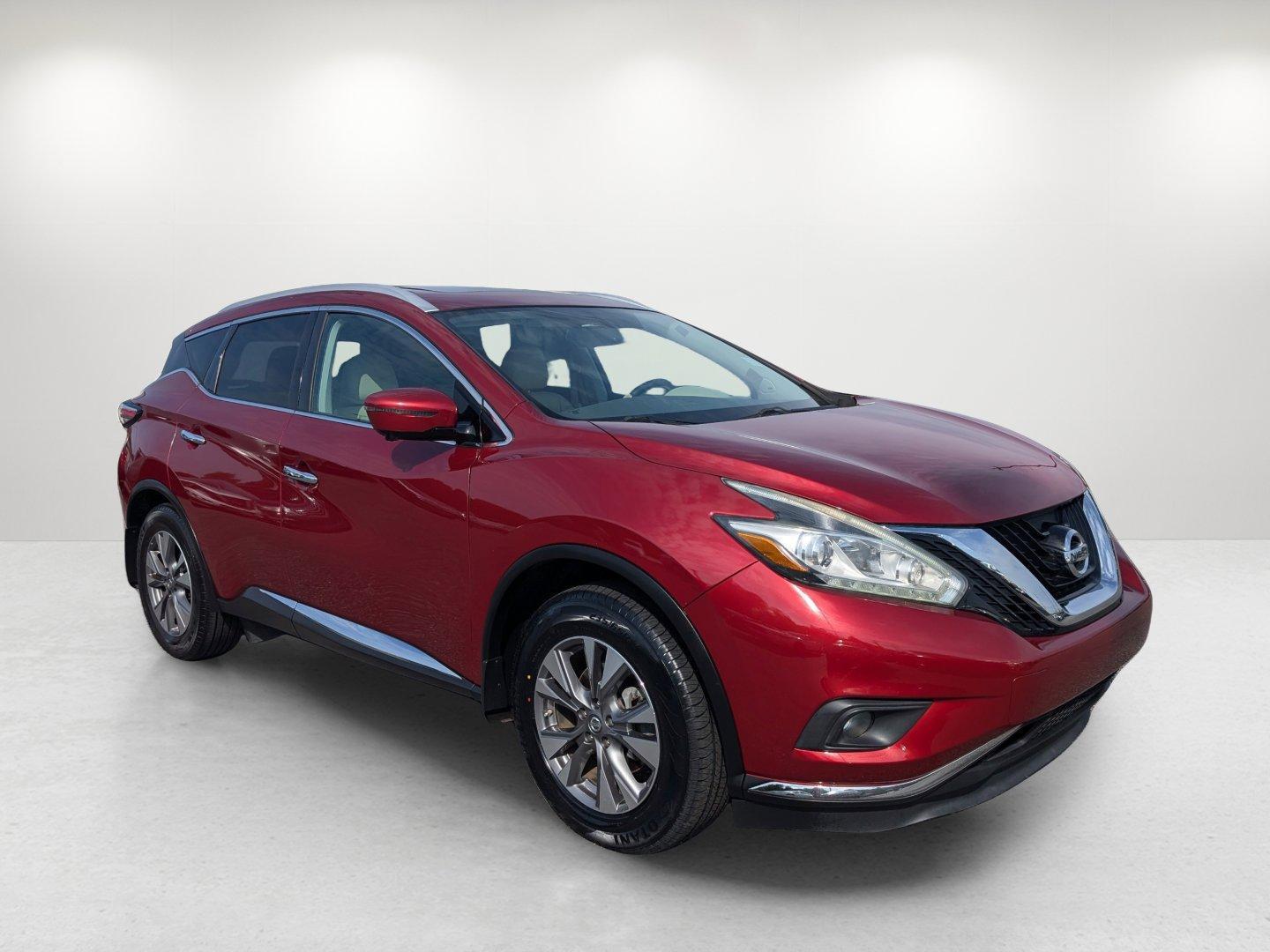 2015 /Beige Nissan Murano SL (5N1AZ2MG7FN) with an Regular Unleaded V-6 3.5 L/213 engine, 1-Speed CVT w/OD transmission, located at 3959 U.S. 80 W, Phenix City, AL, 36870, (334) 297-4885, 32.469296, -85.135185 - 2015 Nissan Murano SL - Photo#3