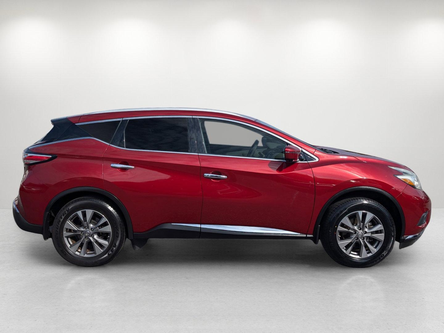 2015 /Beige Nissan Murano SL (5N1AZ2MG7FN) with an Regular Unleaded V-6 3.5 L/213 engine, 1-Speed CVT w/OD transmission, located at 3959 U.S. 80 W, Phenix City, AL, 36870, (334) 297-4885, 32.469296, -85.135185 - 2015 Nissan Murano SL - Photo#4