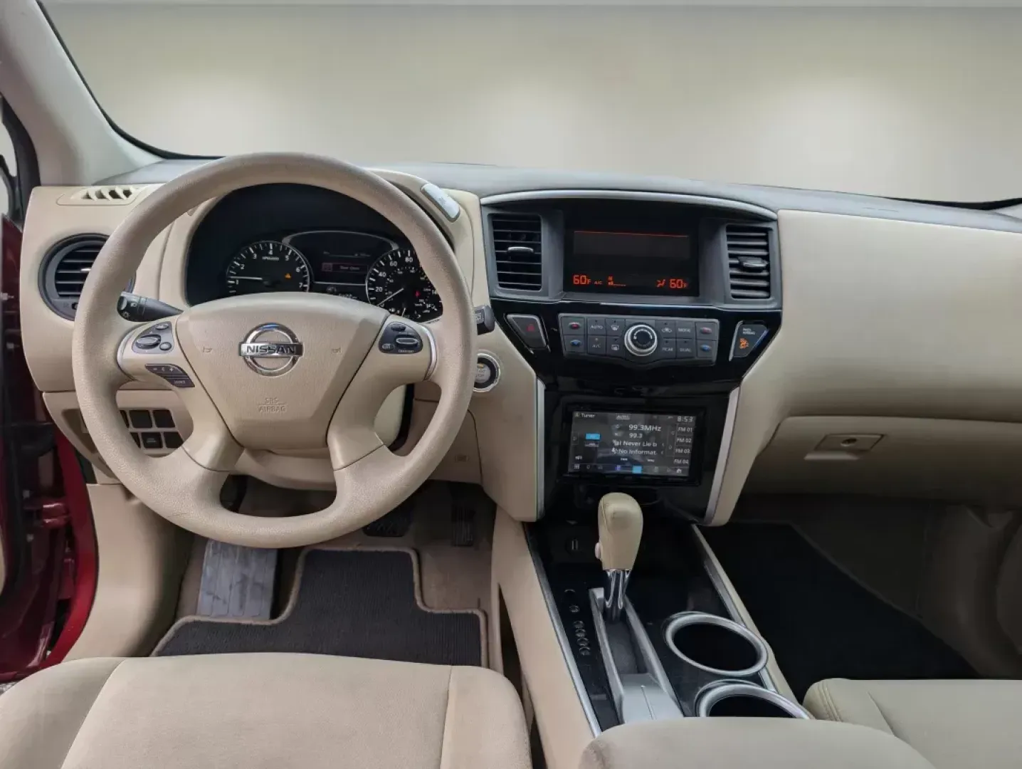 2015 /Almond Nissan Pathfinder S (5N1AR2MN2FC) with an Regular Unleaded V-6 3.5 L/213 engine, 1-Speed CVT w/OD transmission, located at 3959 U.S. 80 W, Phenix City, AL, 36870, (334) 297-4885, 32.469296, -85.135185 - 2015 Nissan Pathfinder S - Photo#12