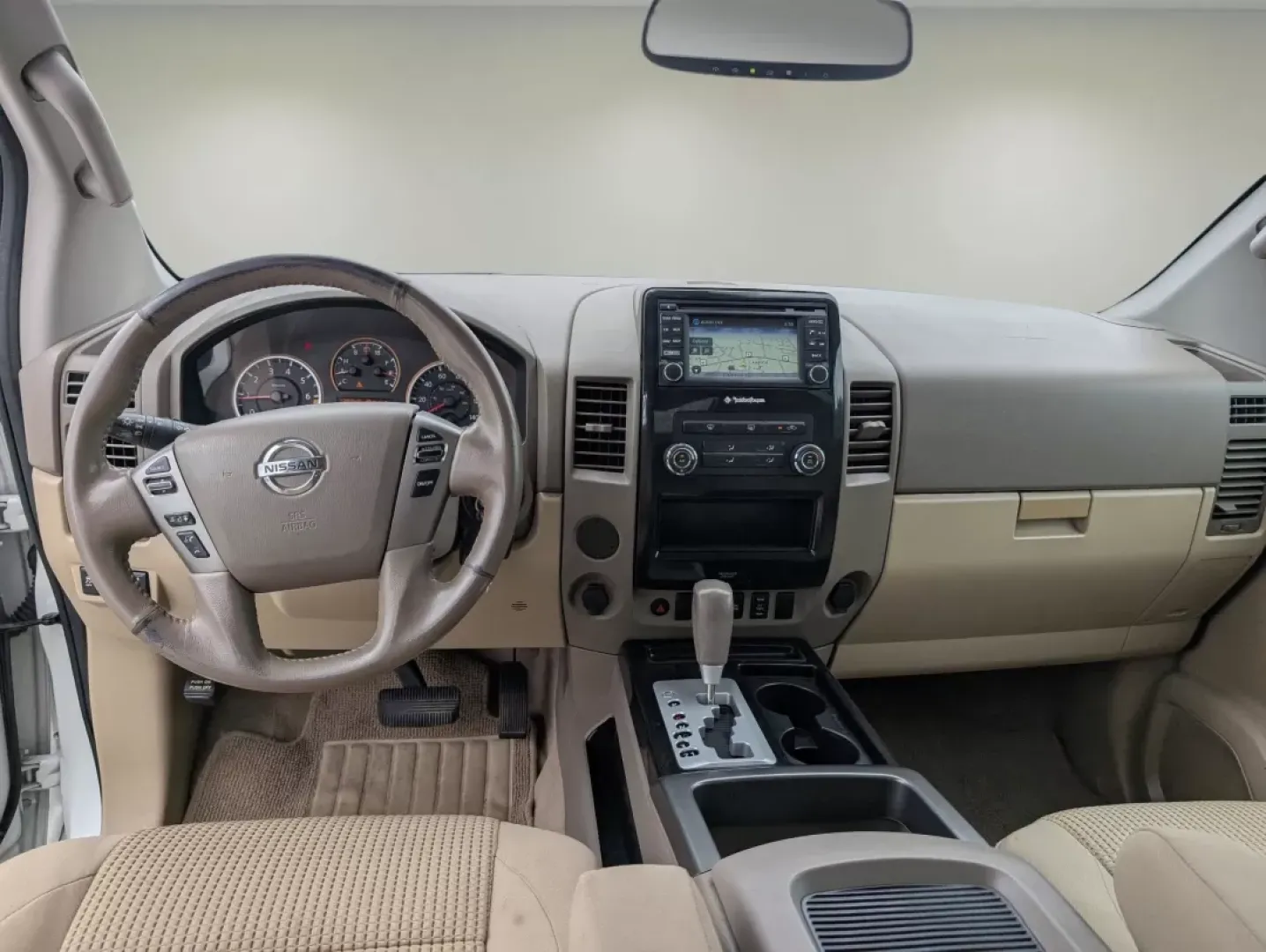2015 /Almond Nissan Titan SV (1N6BA0EDXFN) with an Other engine, located at 1430 Gateway Drive, Opelika, AL, 36801, (334) 239-0944, 32.637871, -85.409790 - 2015 Nissan Titan SV - Photo#11