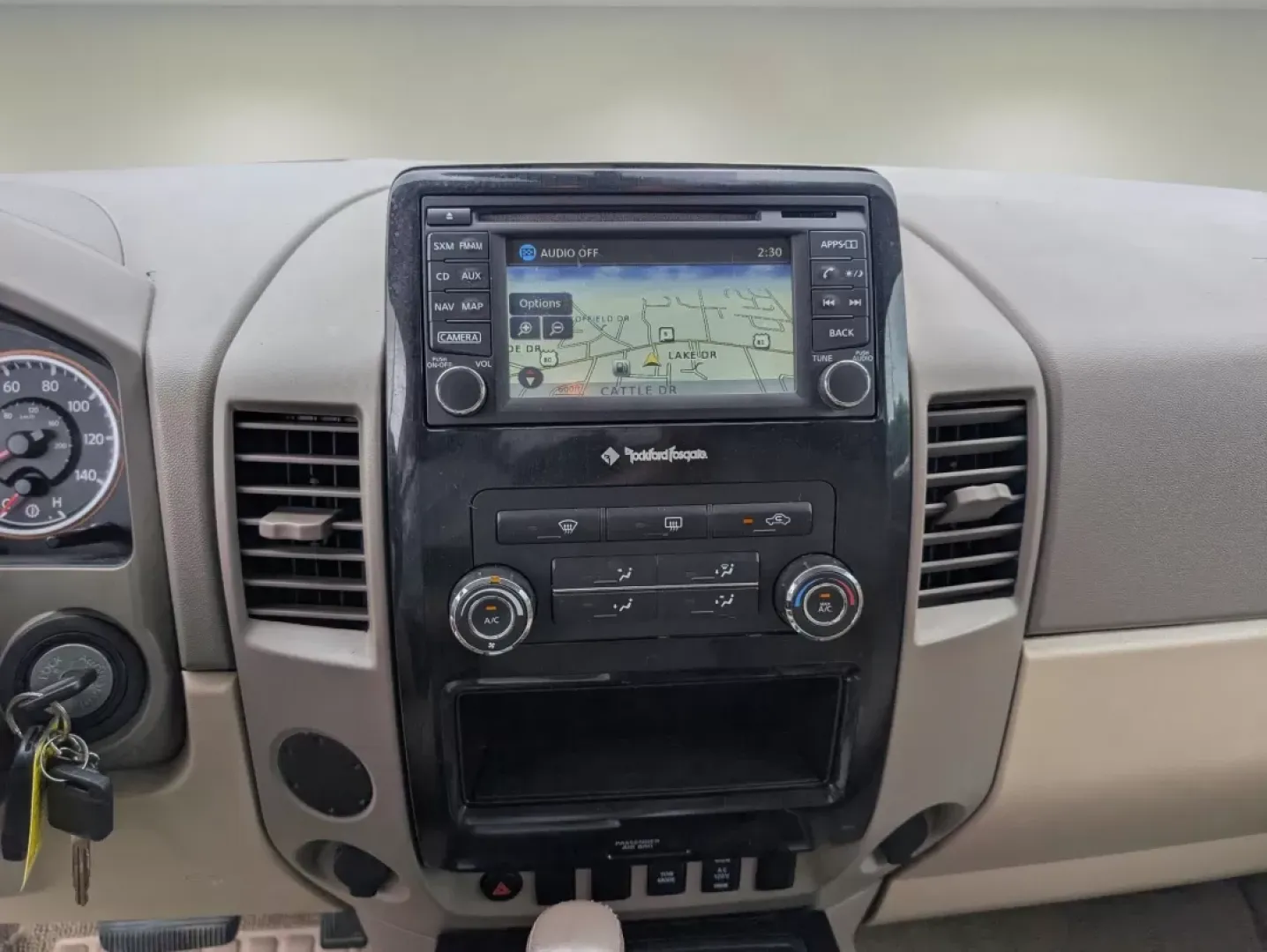2015 /Almond Nissan Titan SV (1N6BA0EDXFN) with an Other engine, located at 1430 Gateway Drive, Opelika, AL, 36801, (334) 239-0944, 32.637871, -85.409790 - 2015 Nissan Titan SV - Photo#13