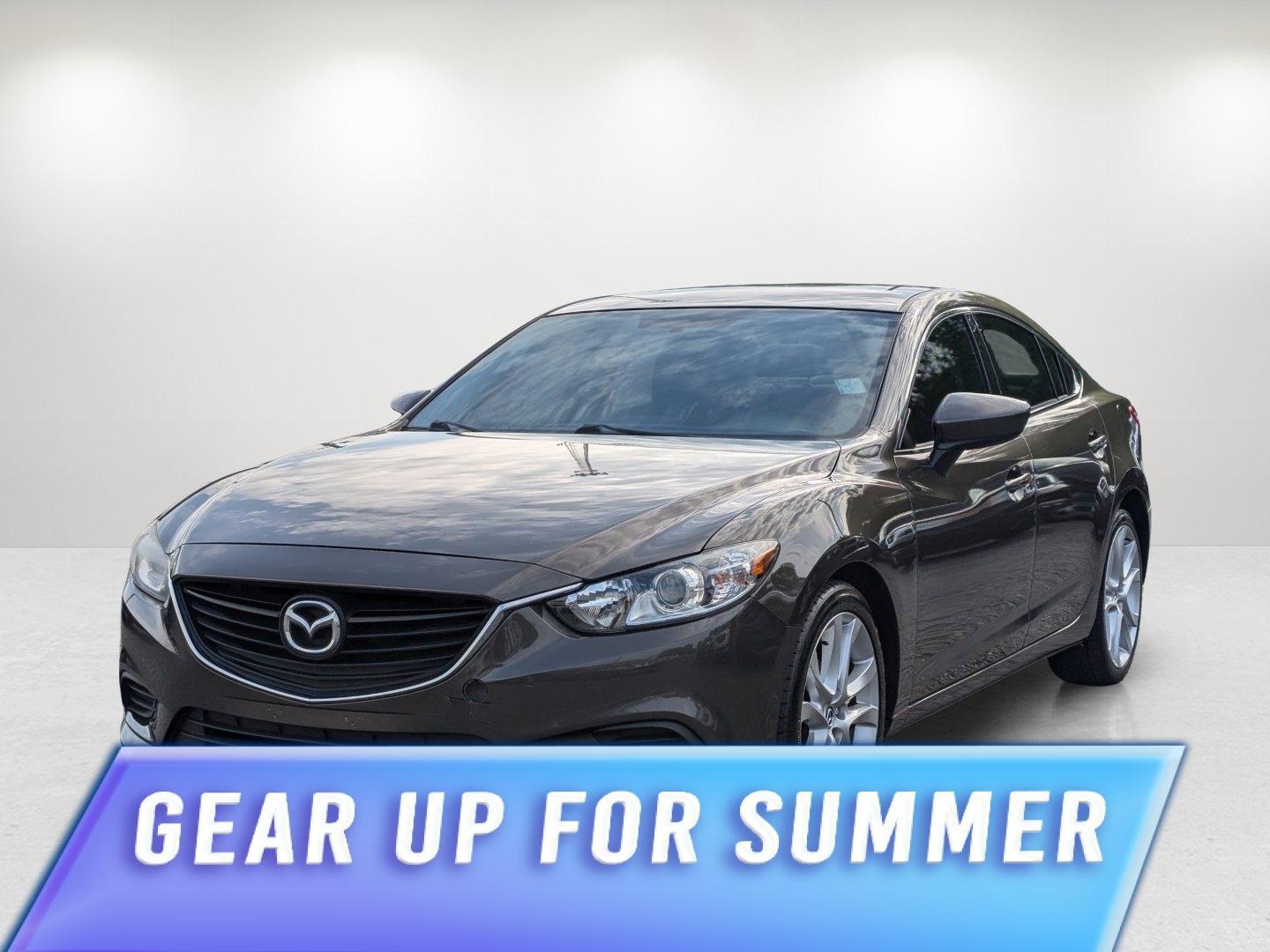 2016 /Black Mazda Mazda6 i Touring (JM1GJ1V58G1) with an Regular Unleaded I-4 2.5 L/152 engine, 6-Speed Automatic w/OD transmission, located at 804 22nd Ave, Phenix City, AL, 36870, (334) 297-1860, 32.484749, -85.024475 - 2016 Mazda Mazda6 i Touring - Photo#15