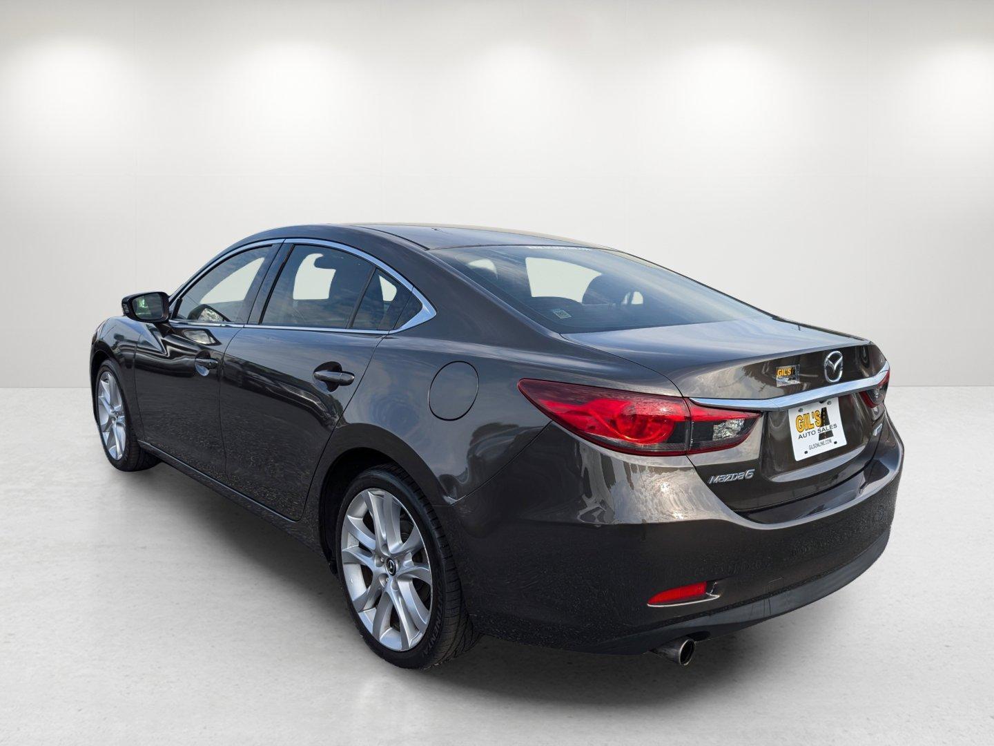 2016 /Black Mazda Mazda6 i Touring (JM1GJ1V58G1) with an Regular Unleaded I-4 2.5 L/152 engine, 6-Speed Automatic w/OD transmission, located at 804 22nd Ave, Phenix City, AL, 36870, (334) 297-1860, 32.484749, -85.024475 - 2016 Mazda Mazda6 i Touring - Photo#5