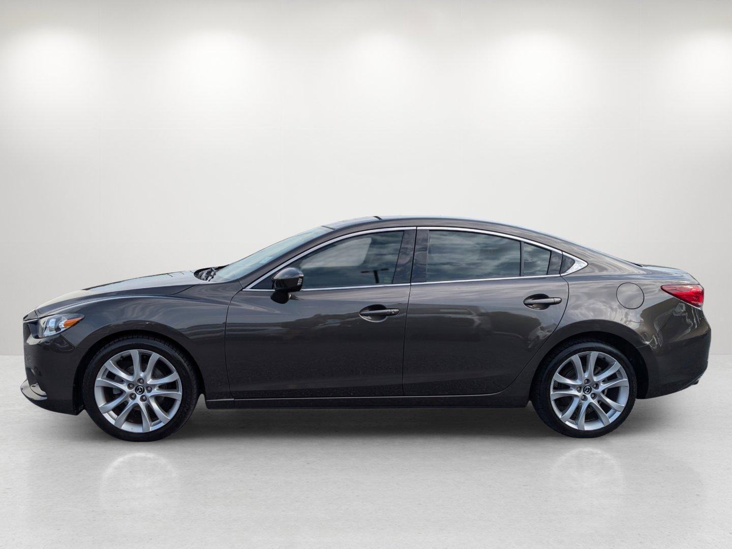 2016 /Black Mazda Mazda6 i Touring (JM1GJ1V58G1) with an Regular Unleaded I-4 2.5 L/152 engine, 6-Speed Automatic w/OD transmission, located at 804 22nd Ave, Phenix City, AL, 36870, (334) 297-1860, 32.484749, -85.024475 - 2016 Mazda Mazda6 i Touring - Photo#6