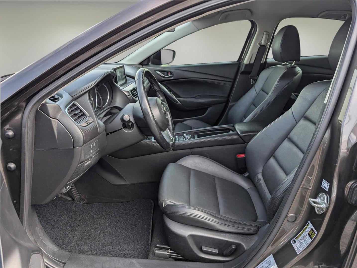 2016 /Black Mazda Mazda6 i Touring (JM1GJ1V58G1) with an Regular Unleaded I-4 2.5 L/152 engine, 6-Speed Automatic w/OD transmission, located at 804 22nd Ave, Phenix City, AL, 36870, (334) 297-1860, 32.484749, -85.024475 - 2016 Mazda Mazda6 i Touring - Photo#8