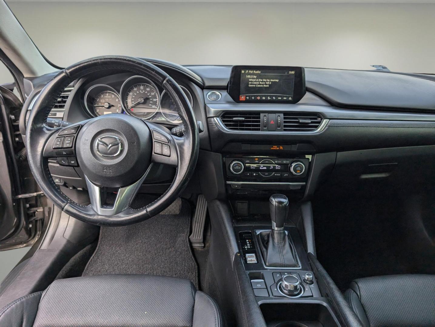 2016 /Black Mazda Mazda6 i Touring (JM1GJ1V58G1) with an Regular Unleaded I-4 2.5 L/152 engine, 6-Speed Automatic w/OD transmission, located at 804 22nd Ave, Phenix City, AL, 36870, (334) 297-1860, 32.484749, -85.024475 - 2016 Mazda Mazda6 i Touring - Photo#10