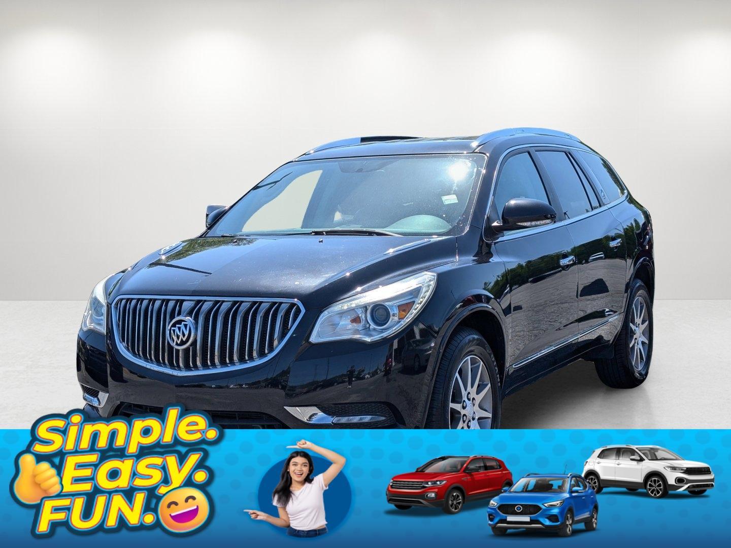 2017 /Light Titanium Buick Enclave Convenience (5GAKRAKD4HJ) with an Gas V6 3.6L/217 engine, 6-Speed Automatic transmission, located at 804 22nd Ave, Phenix City, AL, 36870, (334) 297-1860, 32.484749, -85.024475 - 2017 Buick Enclave Convenience - Photo#0