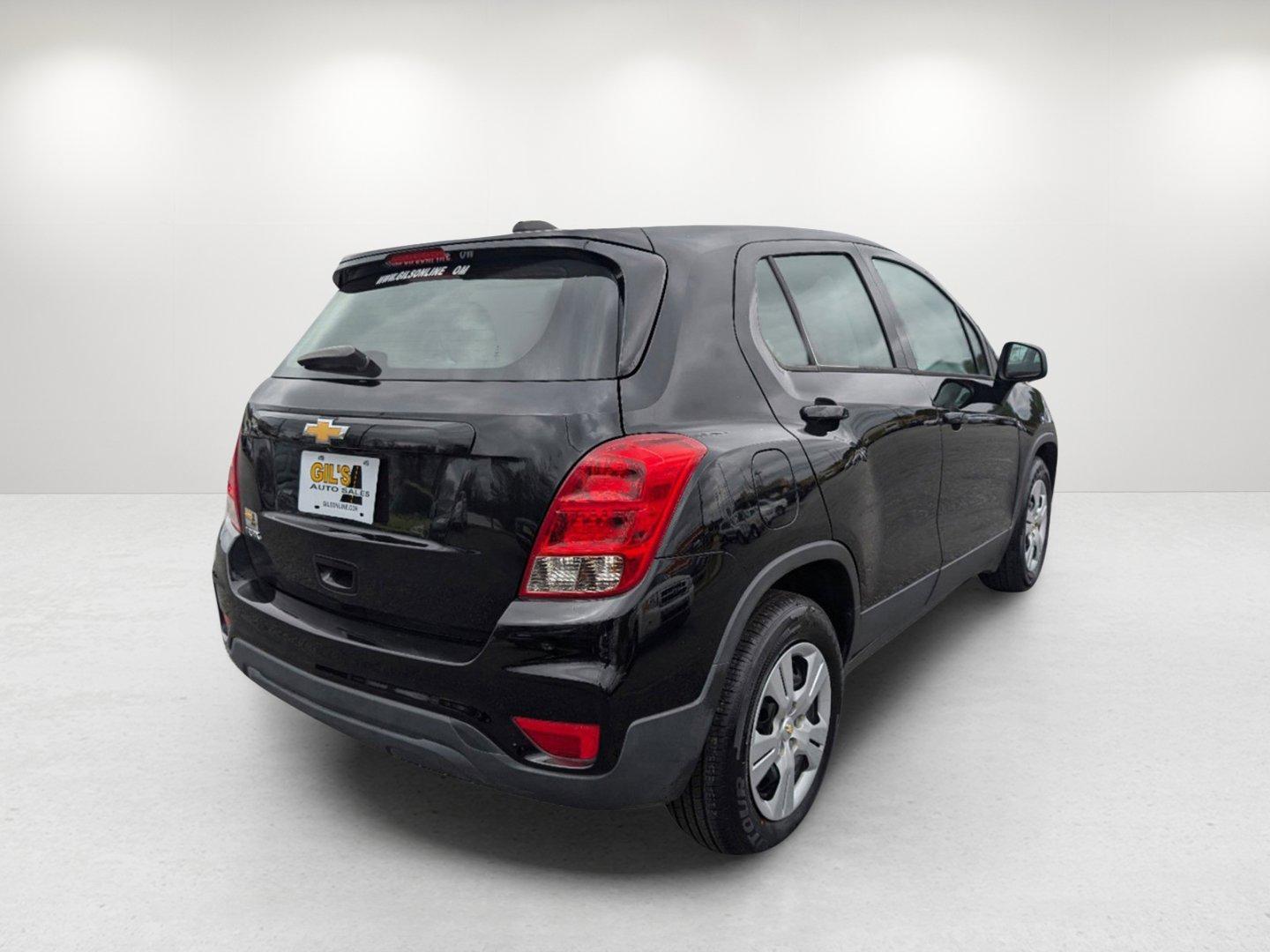 2017 /Jet Black Chevrolet Trax LS (3GNCJKSB3HL) with an Turbocharged Gas 4-Cyl 1.4L/83 engine, 6-Speed Automatic transmission, located at 804 22nd Ave, Phenix City, AL, 36870, (334) 297-1860, 32.484749, -85.024475 - 2017 Chevrolet Trax LS - Photo#4