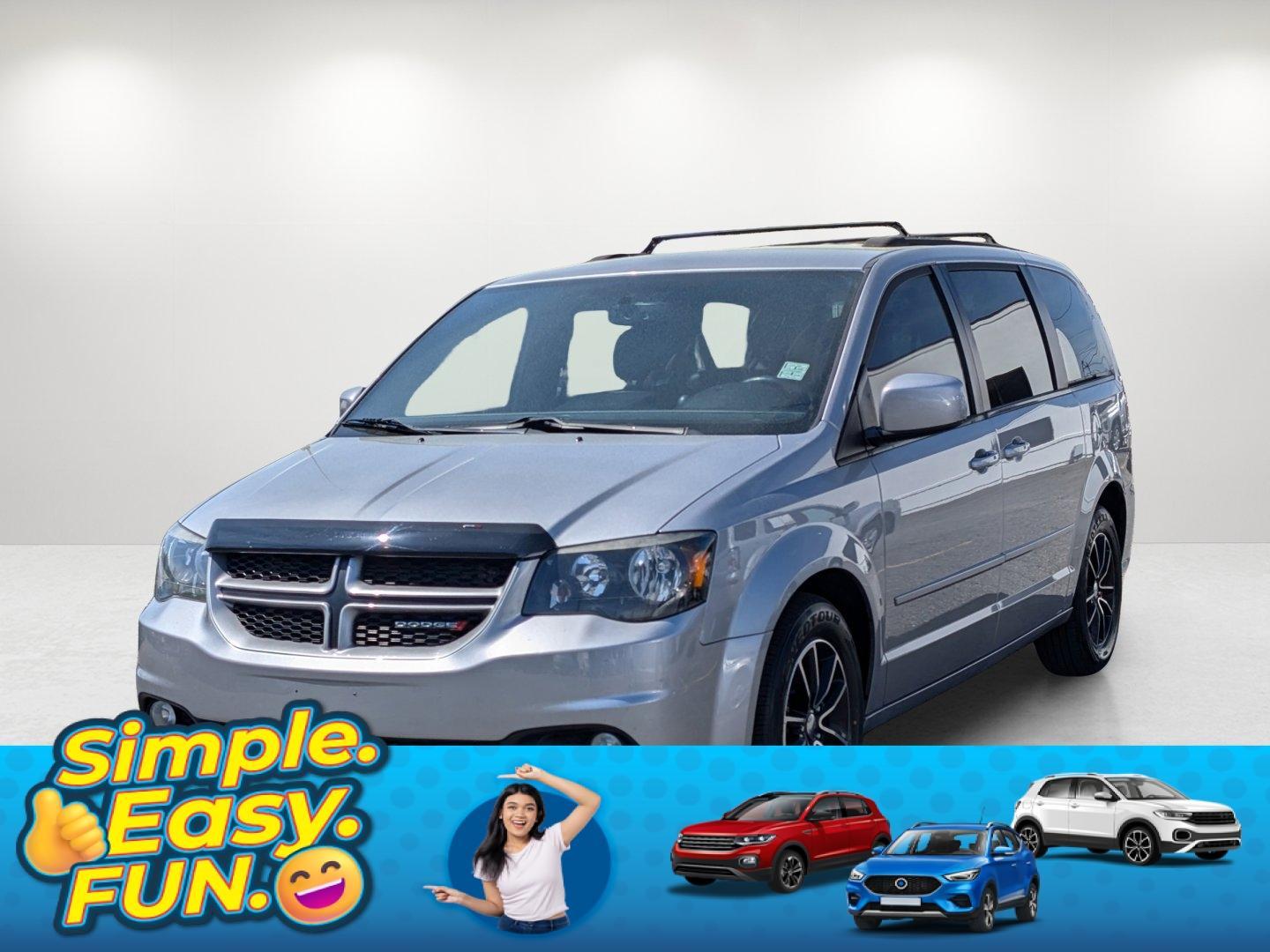 2017 /Black Dodge Grand Caravan GT (2C4RDGEG0HR) with an Regular Unleaded V-6 3.6 L/220 engine, 6-Speed Multi-Speed Automatic w/OD transmission, located at 804 22nd Ave, Phenix City, AL, 36870, (334) 297-1860, 32.484749, -85.024475 - 2017 Dodge Grand Caravan GT - Photo#0