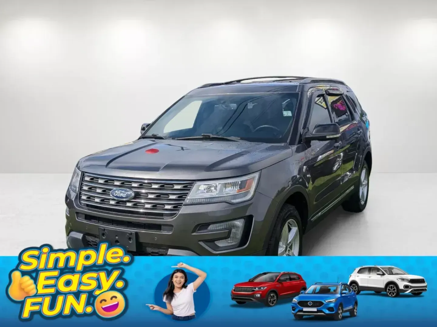 2017 Ford Explorer XLT (1FM5K8D83HG) with an Regular Unleaded V-6 3.5 L/213 engine, 6-Speed Automatic w/OD transmission, located at 3959 U.S. 80 W, Phenix City, AL, 36870, (334) 297-4885, 32.469296, -85.135185 - 2017 Ford Explorer XLT - Photo#0