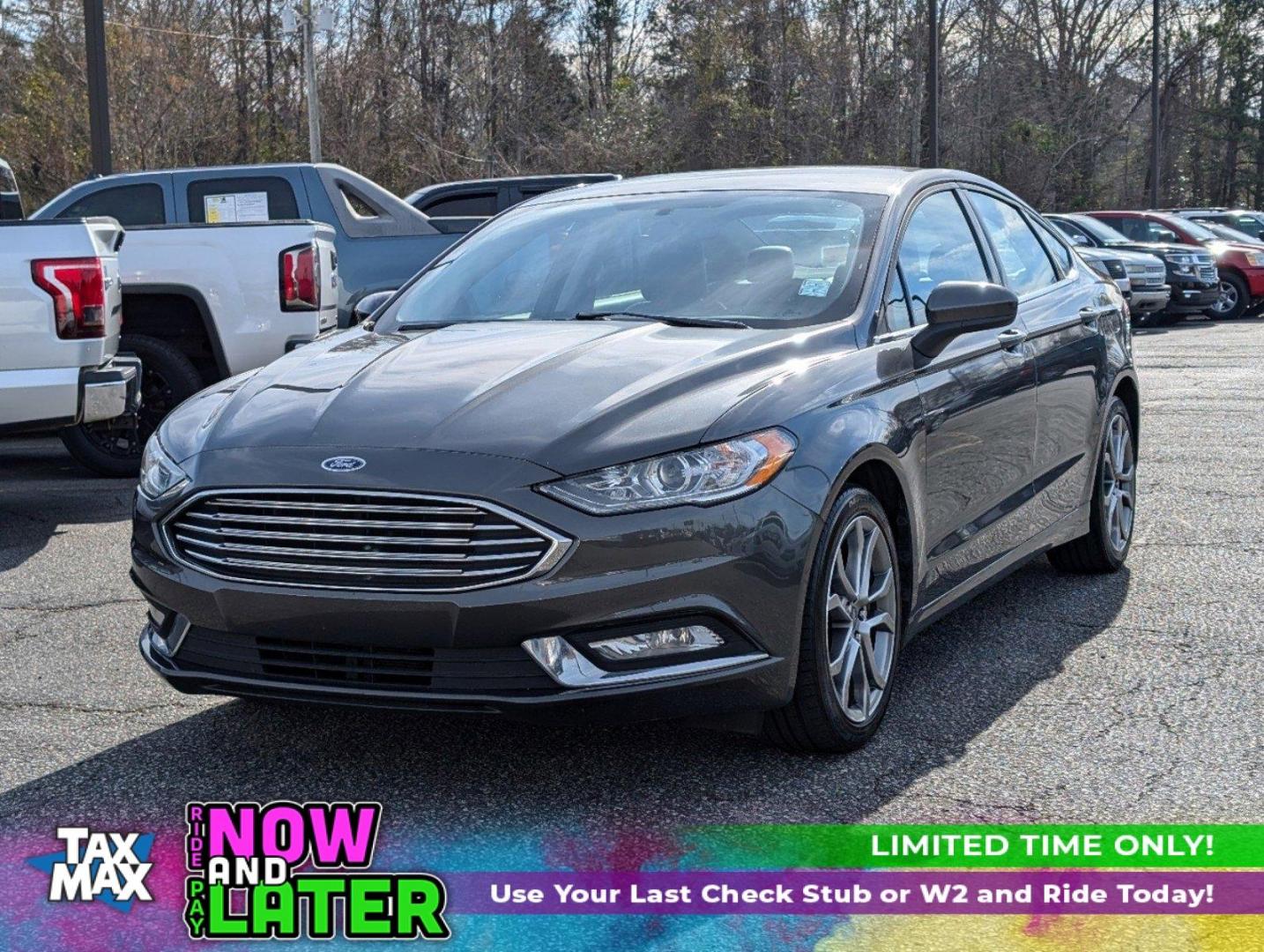 2017 Ford Fusion SE (3FA6P0H77HR) with an Regular Unleaded I-4 2.5 L/152 engine, 6-Speed Automatic w/OD transmission, located at 3959 U.S. 80 W, Phenix City, AL, 36870, (334) 297-4885, 32.469296, -85.135185 - 2017 Ford Fusion SE - Photo#0