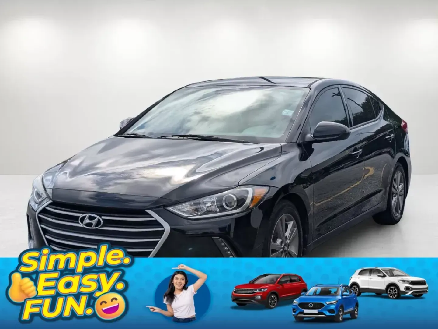 2017 /Gray Hyundai Elantra SE (5NPD84LF9HH) with an Regular Unleaded I-4 2.0 L/122 engine, located at 3959 U.S. 80 W, Phenix City, AL, 36870, (334) 297-4885, 32.469296, -85.135185 - 2017 Hyundai Elantra SE - Photo#0