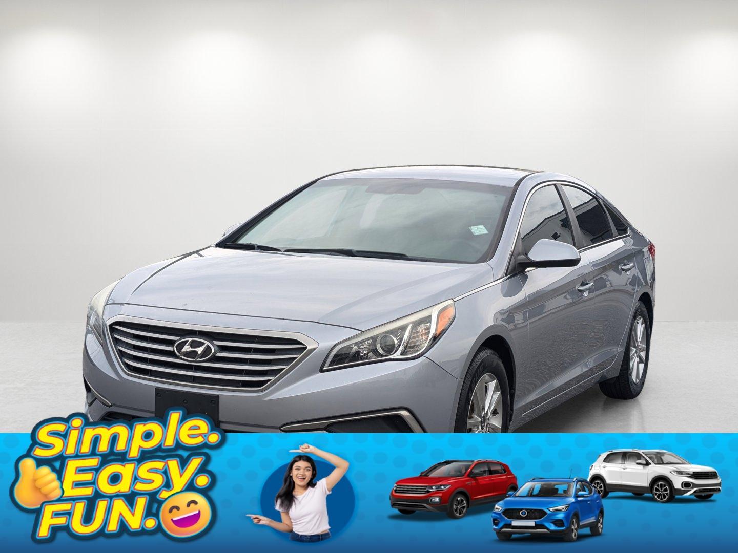 2017 /Gray Hyundai Sonata 2.4L (5NPE24AF4HH) with an Regular Unleaded I-4 2.4 L/144 engine, 6-Speed Automatic w/OD transmission, located at 3959 U.S. 80 W, Phenix City, AL, 36870, (334) 297-4885, 32.469296, -85.135185 - 2017 Hyundai Sonata 2.4L - Photo#0