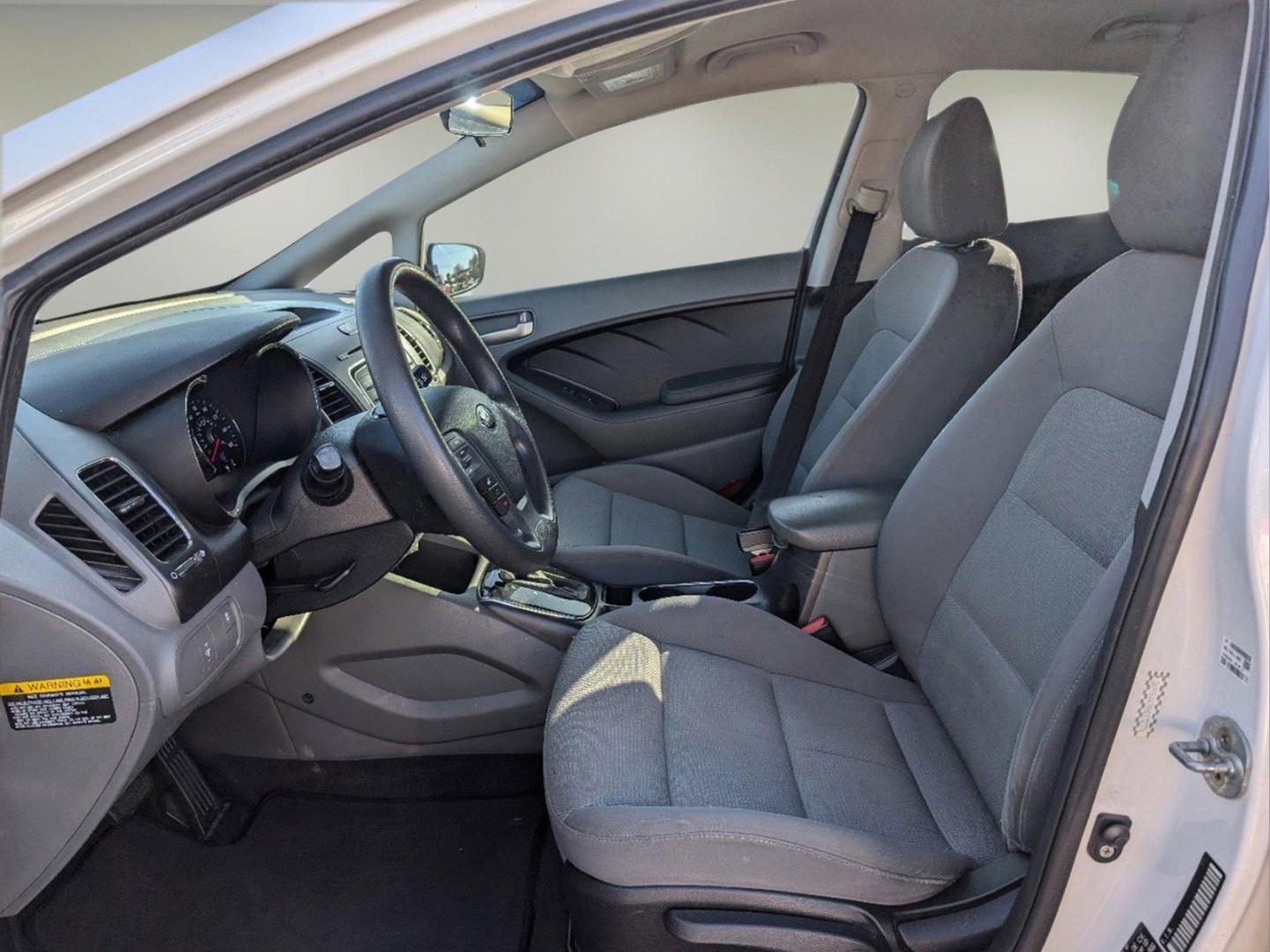 2017 /Gray Kia Forte LX (3KPFK4A79HE) with an Regular Unleaded I-4 2.0 L/122 engine, 6-Speed Automatic w/OD transmission, located at 804 22nd Ave, Phenix City, AL, 36870, (334) 297-1860, 32.484749, -85.024475 - 2017 Kia Forte LX - Photo#9