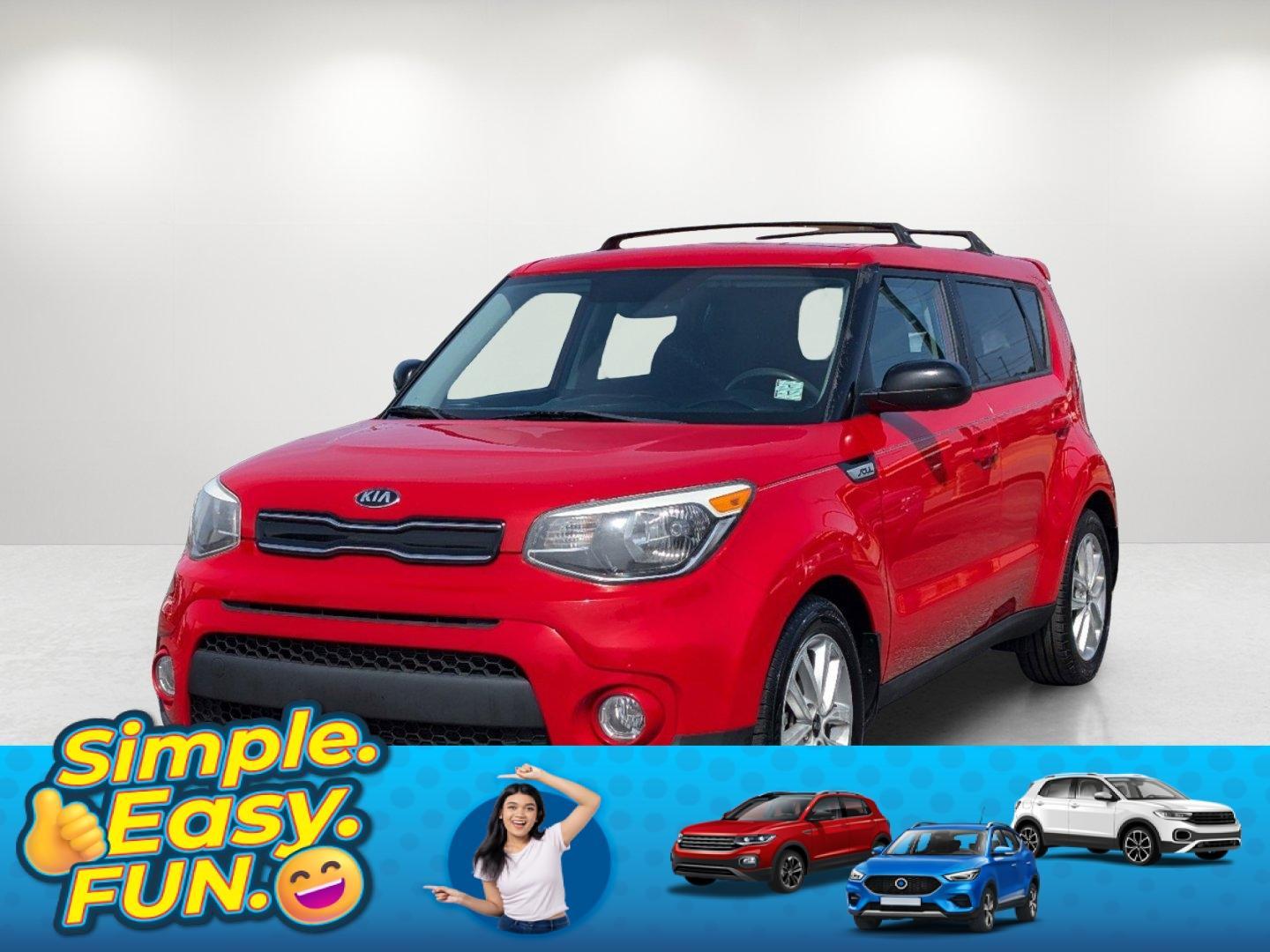 2017 /Black Kia Soul + (KNDJP3A55H7) with an Regular Unleaded I-4 2.0 L/122 engine, 6-Speed Automatic w/OD transmission, located at 804 22nd Ave, Phenix City, AL, 36870, (334) 297-1860, 32.484749, -85.024475 - 2017 Kia Soul + - Photo#0