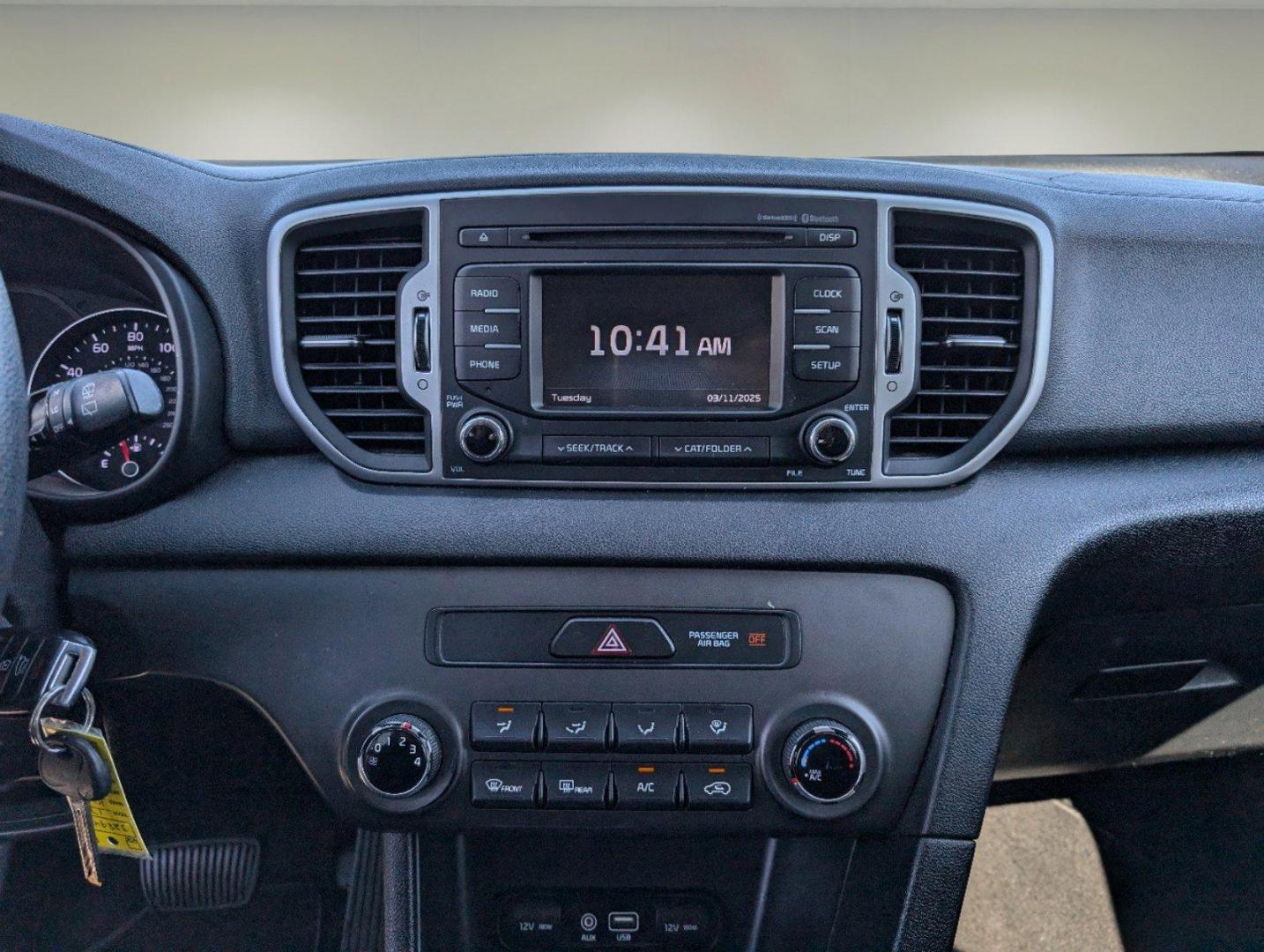 2017 /Black Kia Sportage LX (KNDPM3AC4H7) with an Regular Unleaded I-4 2.4 L/144 engine, 6-Speed Automatic w/OD transmission, located at 521 Old Farm Lane Rd, Prattville, AL, 36066, (334) 325-1505, 32.482460, -86.416367 - 2017 Kia Sportage LX - Photo#13